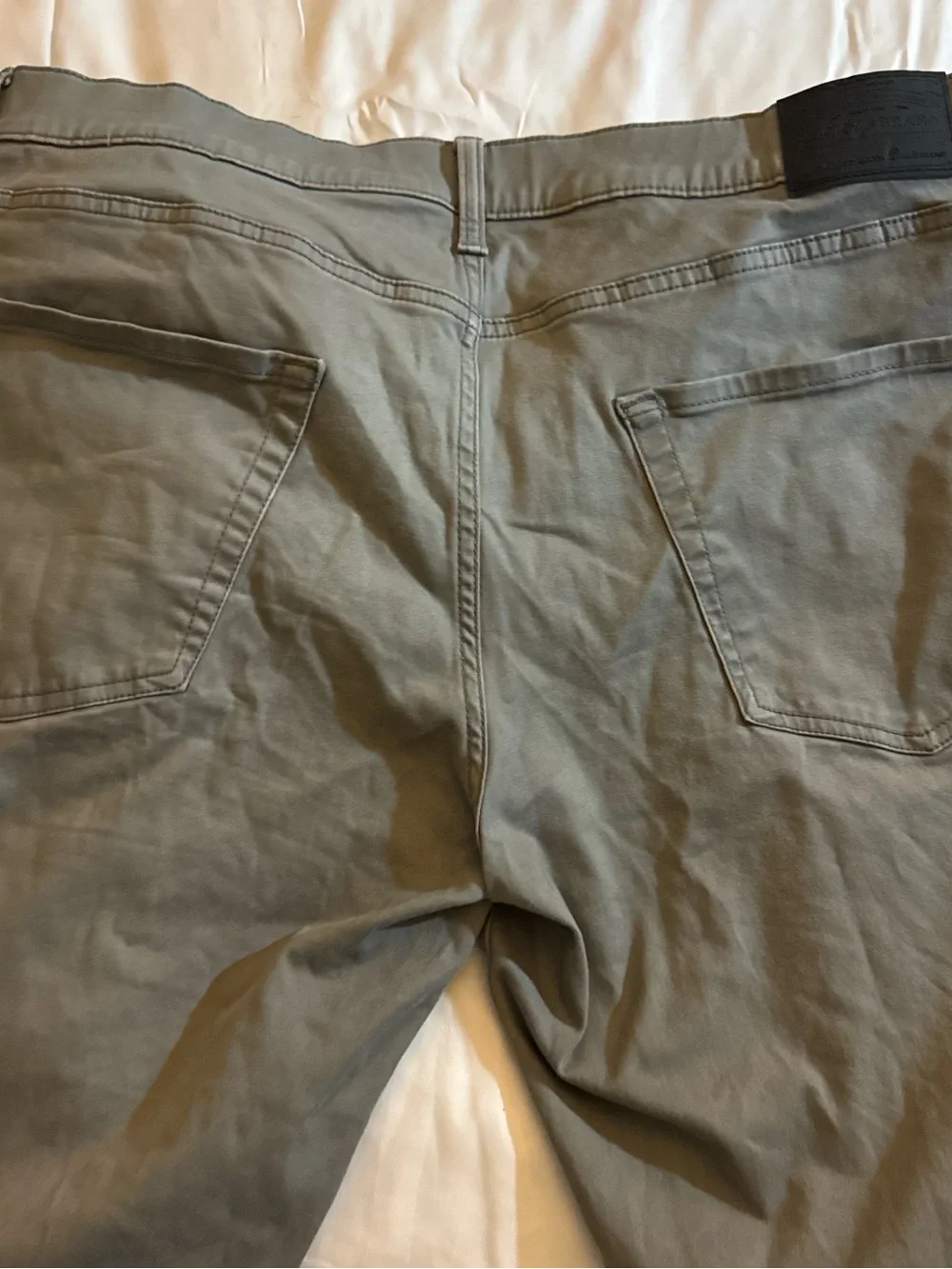 Lucky Brand Straight Pants in Olive Green